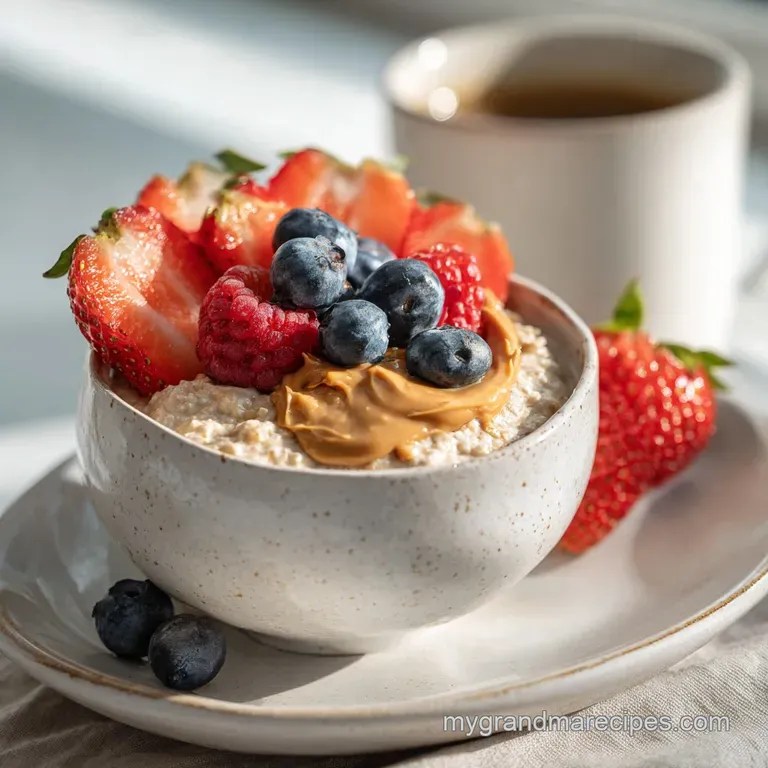 High-Protein Overnight Oats with Peanut Butter (40g Protein Meal Prep Breakfast)