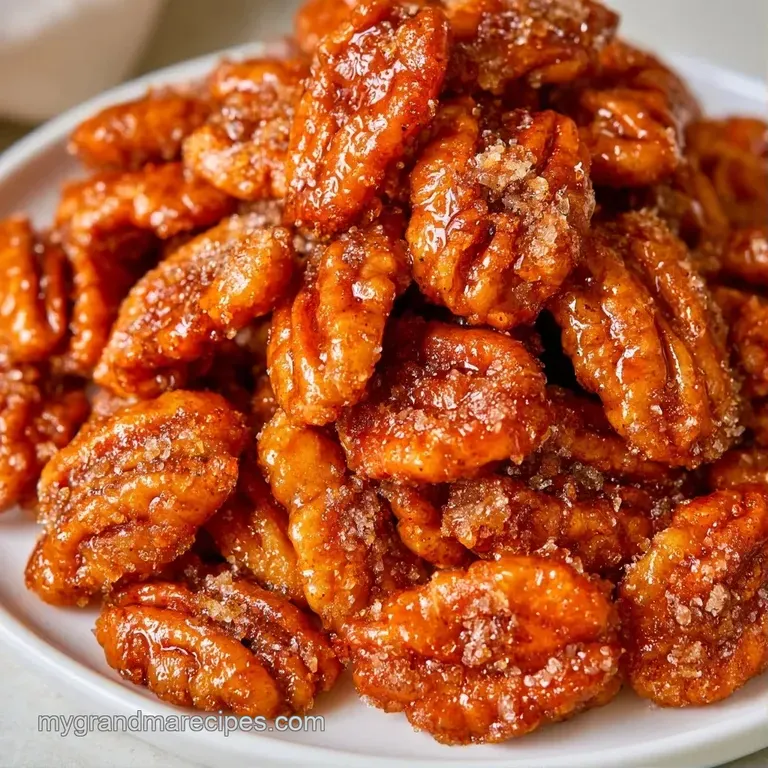 Glossy amber nut clusters arranged neatly on a dark slate board, contrasted by a light dusting of sea salt.