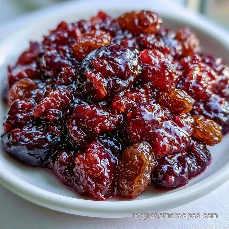 Plum Chutney with Black Plums