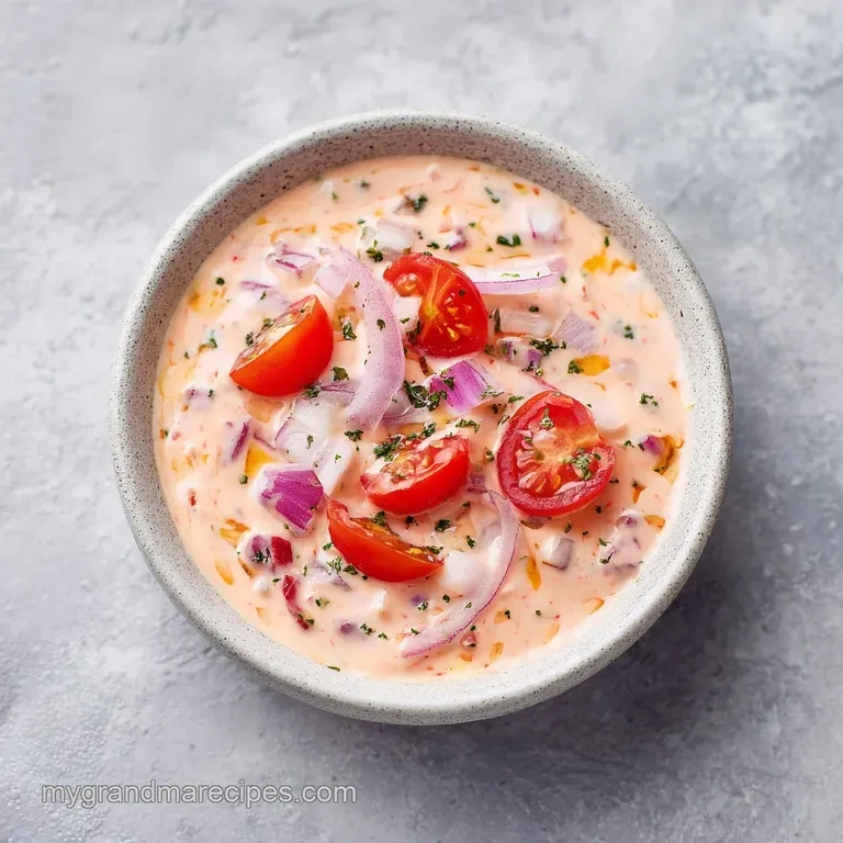 Dollops of rosy Thousand Island dressing artfully drizzled over crisp green lettuce, showcasing a creamy texture against t...