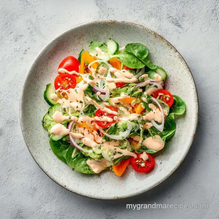 Thousand Island Dressing: Silky & Tangy