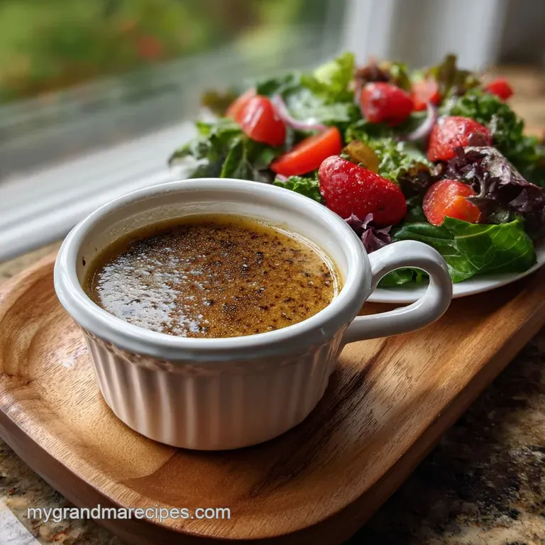 Elegant plate showcasing colorful salad with rich, balsamic sheen. Fresh greens, glistening tomatoes, and a drizzle of hon...