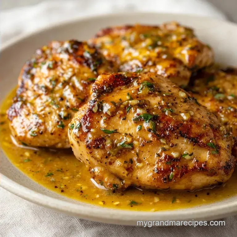 Honey Mustard Chicken: One Pan Skillet