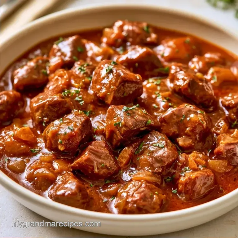 Authentic Hungarian Goulash Soup