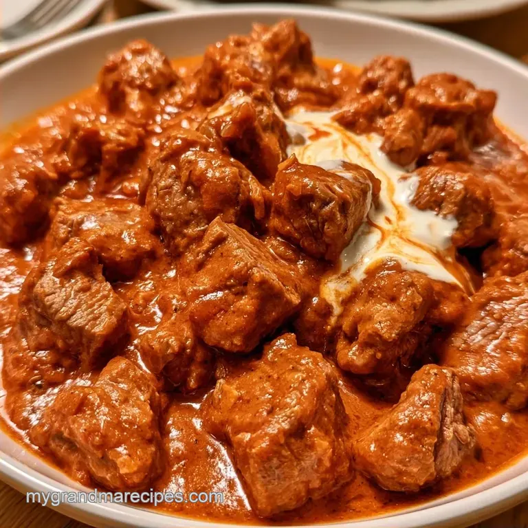 Hungarian Goulash with Sour Cream in 3 Hours