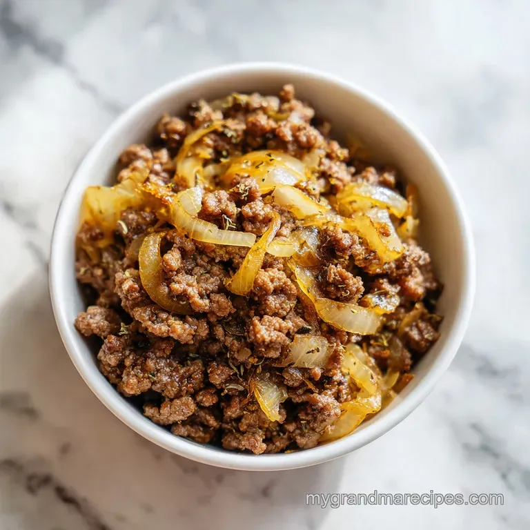 Mediterranean Ground Beef Stir Fry: Savory and Charred