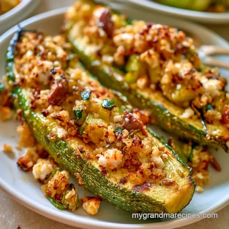 Mediterranean Stuffed Zucchini: Failure-Proof