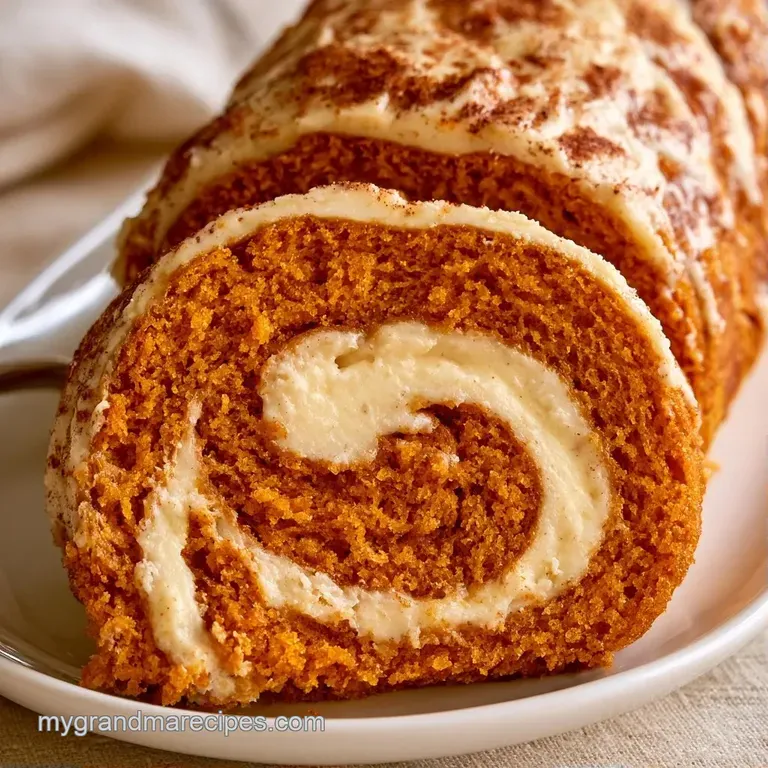 Elegant slices of orange spiced cake with white cream swirls, dusted with cinnamon on a minimal ceramic plate.
