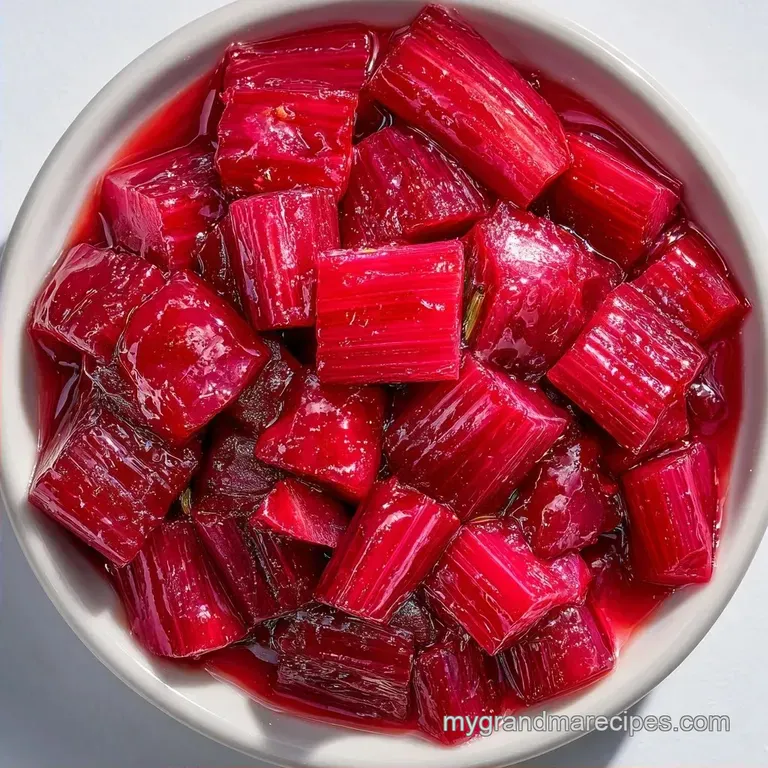 Old Fashioned Cornstarch Rhubarb Filling: Tart and Sweet