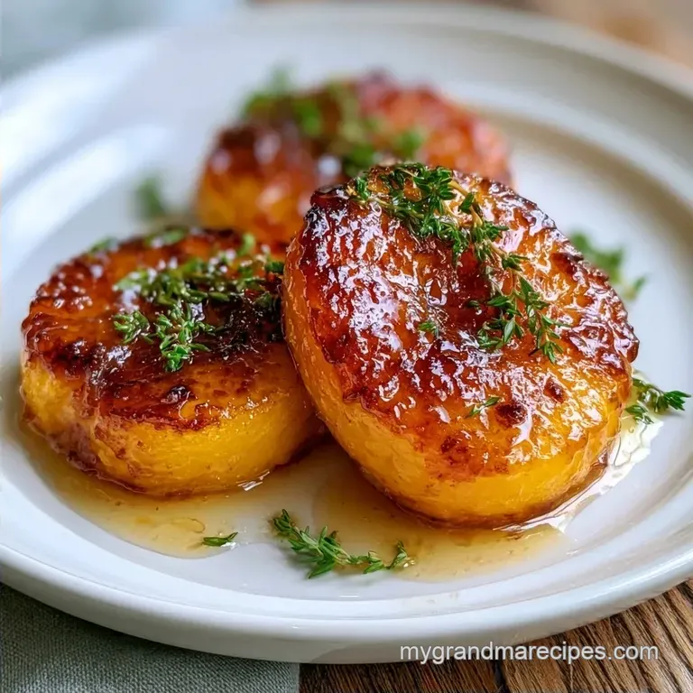 Olive Oil Baked Peaches: Caramelized and Sweet