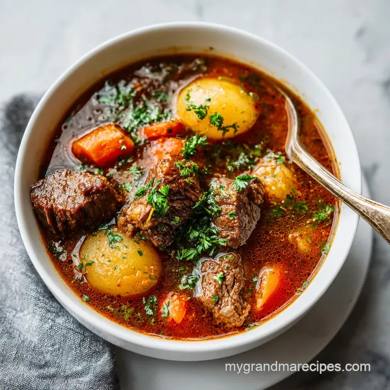 One Pot Classic Beef Stew: Rich and Tender