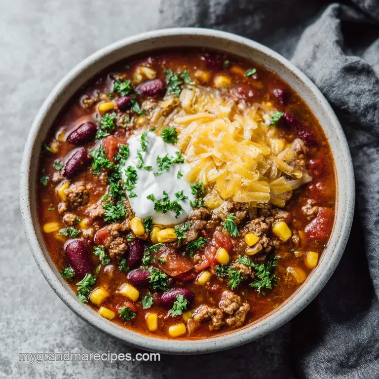 Taco Soup: One Pot Comfort