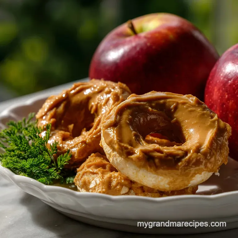 Peanut Butter and Apples: Crisp Fruit Snack