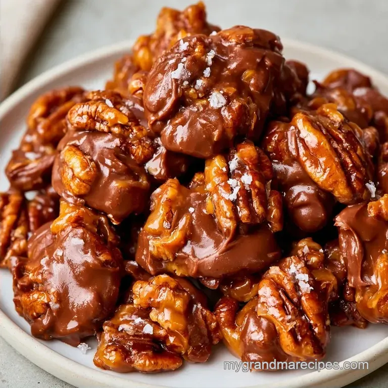 Pecan Caramel Clusters with Condensed Milk