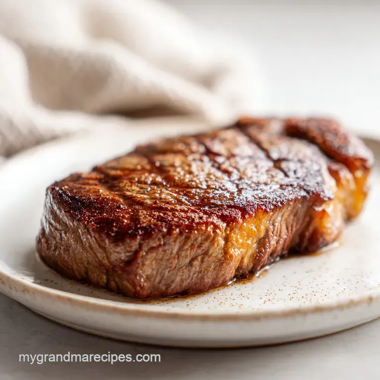 Ribeye Steak: Steakhouse Crust