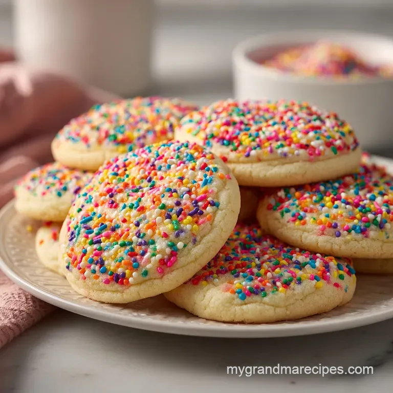 Pudding Cookies With Sprinkles: Soft and Chewy