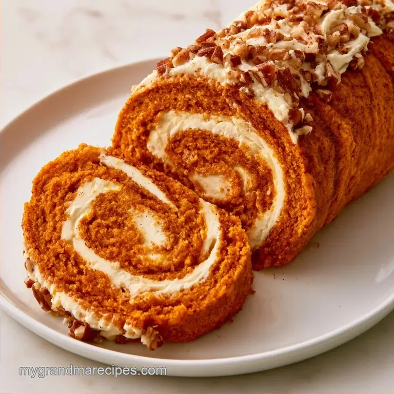 Pumpkin Cream Cheese Roll: Spiced and Tangy