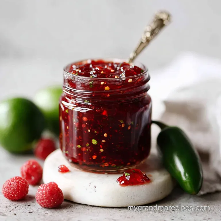 Raspberry Jalape&ntilde;o Jam
