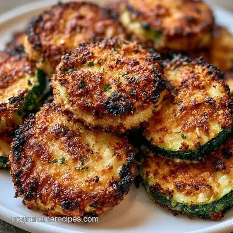 Crispy Roasted Zucchini with Parmesan