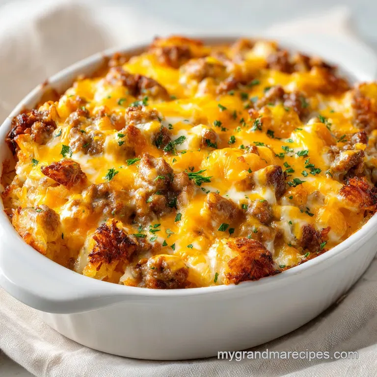 Sausage Egg Hashbrown: Creamy and Hearty
