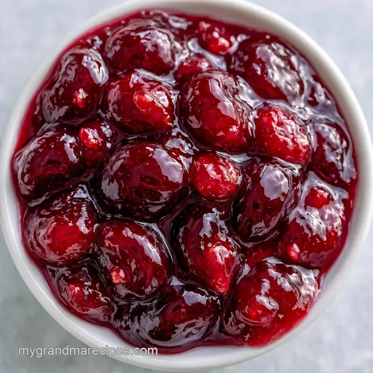 Savory Plum Sauce with Fresh Red Plums
