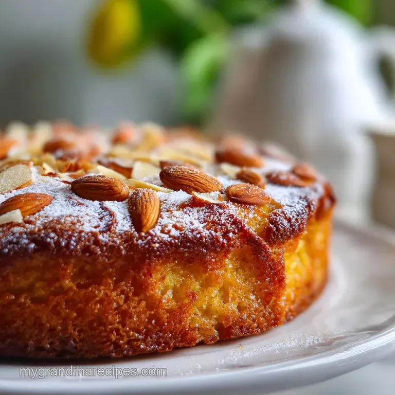 Moist Almond Cake Recipe With Olive Oil