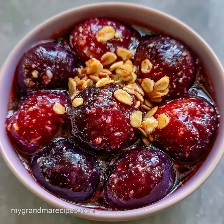 Simple Plum Crisp with Oats: Lighter and Healthier