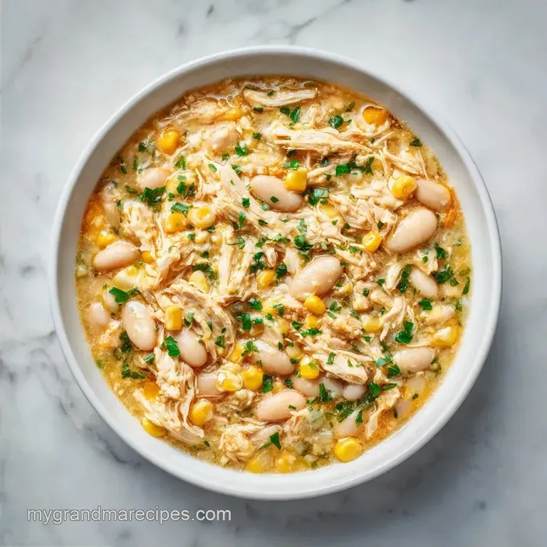 Slow Cooker White Chili: Creamy and Hearty