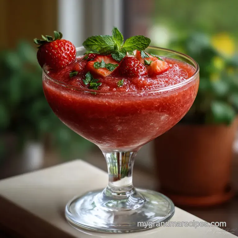 Strawberry Daiquiri Cocktail Mix Recipe