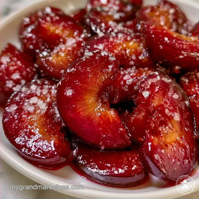 Summer Fruit Plum Salad with Feta