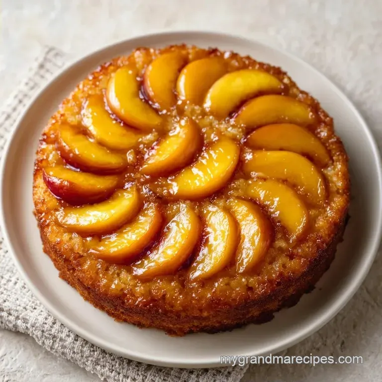 Summer Peach Cake: Tender and Buttery