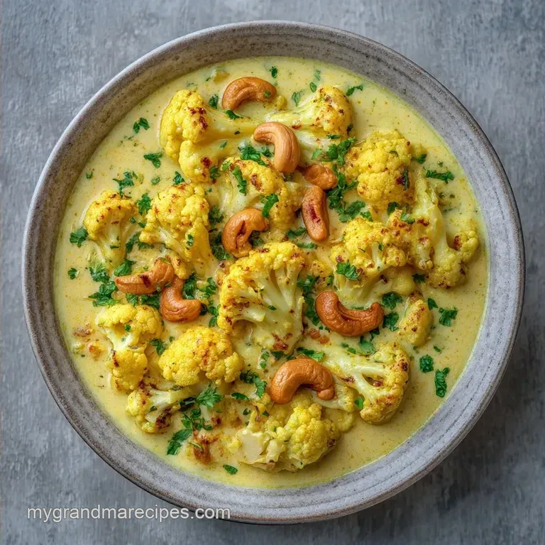 Vegetable Korma Curry: Silky and Creamy