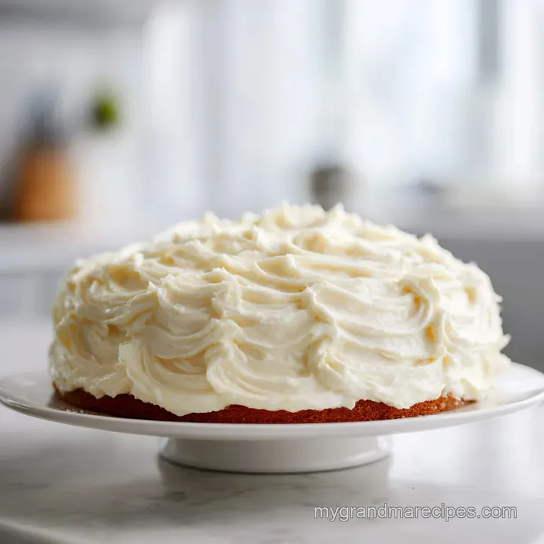 Elegant dollops of snowy cream cheese frosting piped onto a decadent chocolate cupcake. Sprinkles add a playful touch, per...