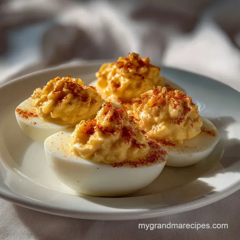 Velvety Deviled Eggs Recipe