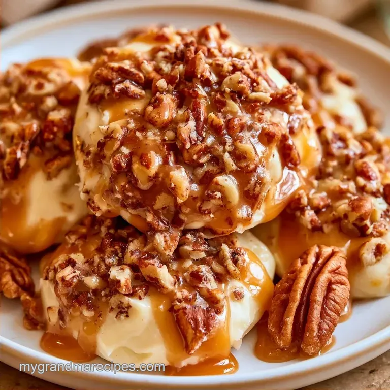 White Chocolate Turtles with Toasted Pecans